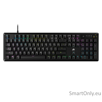 Corsair Mechanical Gaming Keyboard K70 CORE RGB Gaming keyboard Wired N/A RED USB Type-A Black