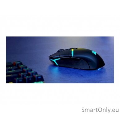 CORSAIR NIGHTSABRE RGB Gaming Mouse, Wireless, Black Corsair 12