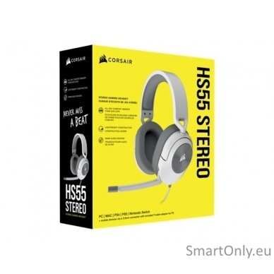 Corsair | Stereo Gaming Headset | HS55 | Wired | Over-Ear | Noise canceling 8