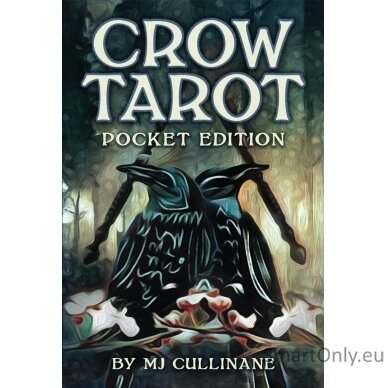 Crow Tarot kišeninio dydžio leidimo kortos US Games Systems 11