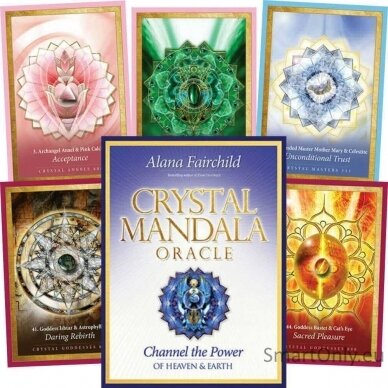 Crystal Mandala Oracle kortos Blue Angel