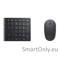 Dell KM5221W Pro | Keyboard and Mouse Set | Wireless | Ukrainian | Black | 2.4 GHz 6