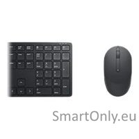 Dell Pro Keyboard and Mouse (RTL BOX)  KM5221W Keyboard and Mouse Set Wireless Batteries included RU Wireless connection Black 6