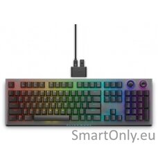 Dell Alienware Tri-Mode AW920K Wireless Gaming Keyboard AlienFX per-key RGB / 16.8 million colors; Hot Keys: Programmable, rocker switch and dial RGB LED light US Wireless Dark Side of the Moon CHERRY MX Red Bluetooth Wireless connection Numeric keypad