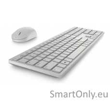 Dell Keyboard and Mouse KM5221W Pro Keyboard and Mouse Set Wireless Mouse included Keyboard Technology - Plunger; Movement Resolution - 4000 dpi RU 2.4 GHz White