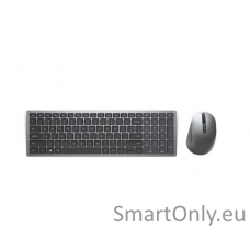 Dell Keyboard and Mouse KM7120W Keyboard and Mouse Set Wireless Batteries included NORD Wireless connection Numeric keypad Titan Gray Bluetooth