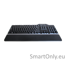 Dell Keyboard US/European (QWERTY) Dell KB-813 Smartcard Reader USB Keyboard Black Kit Dell Smartcard keyboard Wired EN/LT