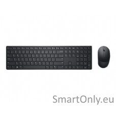 Dell KM5221W Pro | Keyboard and Mouse Set | Wireless | Ukrainian | Black | 2.4 GHz