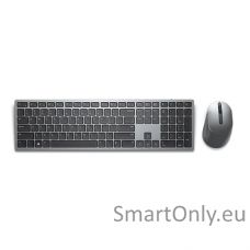 Dell Premier Multi-Device Keyboard and Mouse   KM7321W Keyboard and Mouse Set Wireless Batteries included EN/LT Wireless connection Titan grey