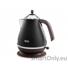 Delonghi Icona Vintage KBOV2001BK Standard kettle 2000 W 1.7 L Stainless steel 360° rotational base Black