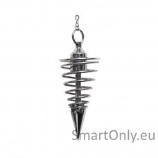 Deluxe Silver Spiral Pendulum Švytuoklė Lo Scarabeo