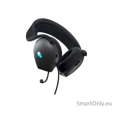 Dell Alienware Wired Gaming Headset AW520H Over-Ear, Built-in microphone, Dark Side of the Moon, Noise canceling 17