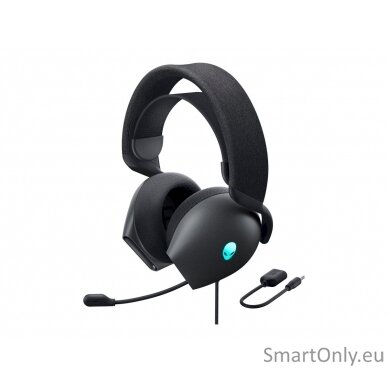 Dell Alienware Wired Gaming Headset AW520H Over-Ear, Built-in microphone, Dark Side of the Moon, Noise canceling 9