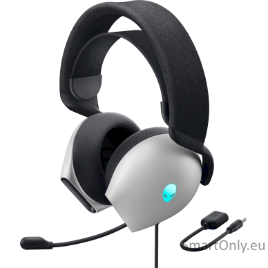 Dell Alienware Wired Gaming Headset AW520H Over-Ear, Built-in microphone, Lunar Light, Noise canceling 3