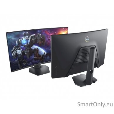 Dell Curved Gaming Monitor  S2721HGFA 27 ", VA, FHD, 1920x1080, 16:9, 1 ms, 350 cd/m², Black, Headphone Out Port, 144 Hz, HDMI ports quantity 2 10