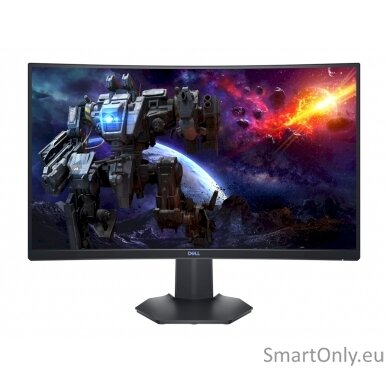 Dell Curved Gaming Monitor  S2721HGFA 27 ", VA, FHD, 1920x1080, 16:9, 1 ms, 350 cd/m², Black, Headphone Out Port, 144 Hz, HDMI ports quantity 2 7