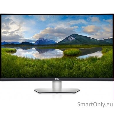 Dell Curved Monitor S3221QSA 32 ", VA,  UHD, 3840 x 2160, 16:9, 4 ms, 300 cd/m², White, 60 Hz, HDMI ports quantity 2 3