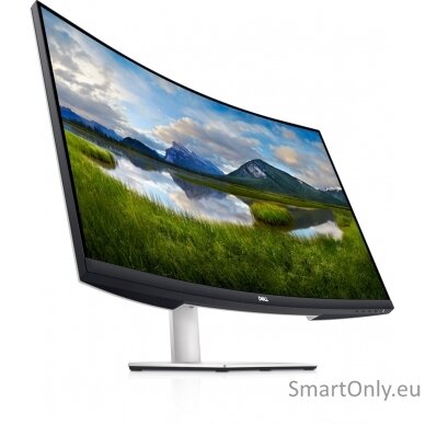 Dell Curved Monitor S3221QSA 32 ", VA,  UHD, 3840 x 2160, 16:9, 4 ms, 300 cd/m², White, 60 Hz, HDMI ports quantity 2 4