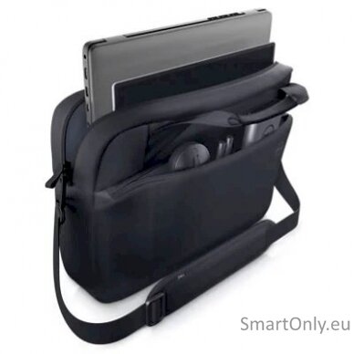 Dell Ecoloop Pro Slim Briefcase Fits up to size 15.6 ", Black, Waterproof, Shoulder strap 1