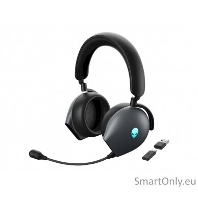 Dell Headset Alienware Tri-Mode AW920H Over-Ear, Microphone, 3.5 mm jack, Noise canceling, Wireless, Dark Side of the Moon 7