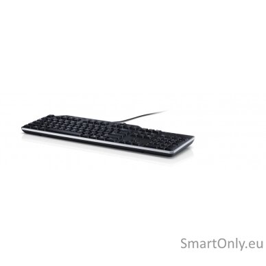 Dell KB-522 Multimedia Wired The Dell™ KB522 Wired Business Multimedia Keyboard has a newly refreshed ID and a sturdy/robust design with mid-profile keycap for great typing experience, quiet acoustics and durability for daily business usage. In addition,  11