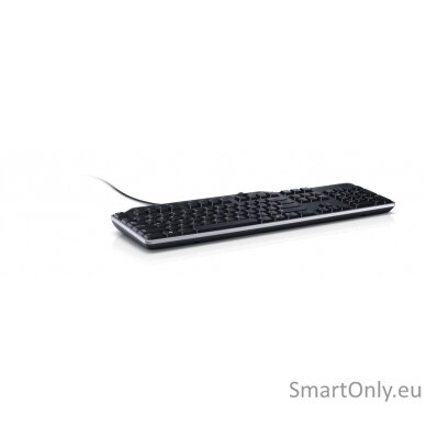 Dell KB-522 Multimedia Wired The Dell™ KB522 Wired Business Multimedia Keyboard has a newly refreshed ID and a sturdy/robust design with mid-profile keycap for great typing experience, quiet acoustics and durability for daily business usage. In addition,  12