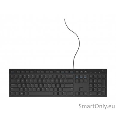 Dell KB216 Multimedia Wired EN Black Numeric keypad 3