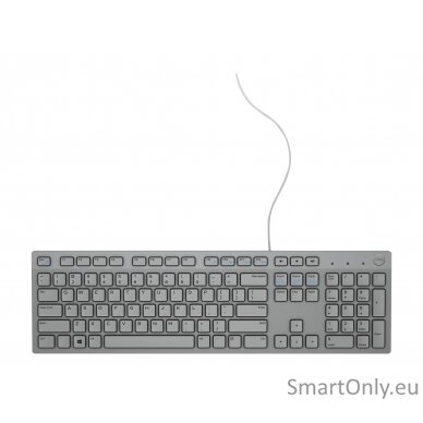 Dell KB216 Multimedia Wired EN Grey Numeric keypad 3