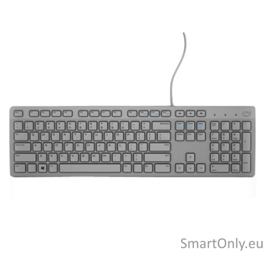 Dell KB216 Multimedia Wired EN Grey Numeric keypad