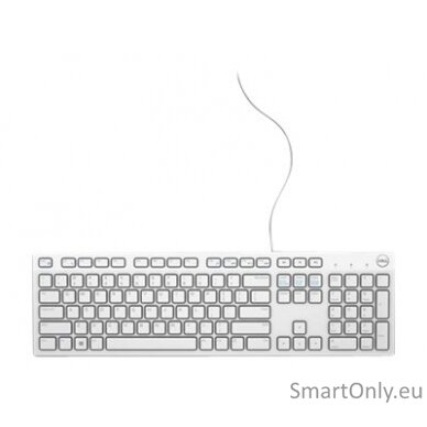 Dell KB216 Multimedia Wired EN USB White 3