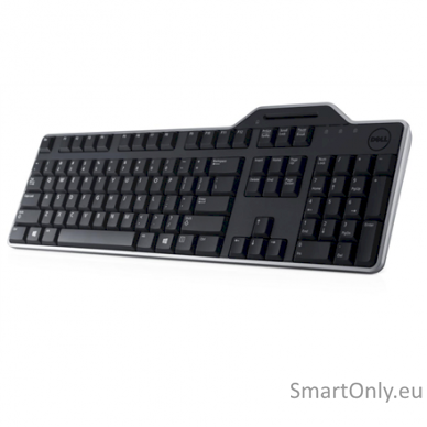 Dell KB813 Smartcard keyboard Wired This Smartcard keyboard provides durable typing solution through spill-resistant, low profile quiet keys with a removable palm rest that helps provide a comfortable typing experience. Its wired connection helps provide  3