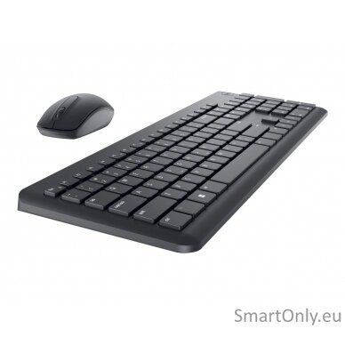 Dell Keyboard and Mouse KM3322W Keyboard and Mouse Set Wireless Batteries included US Wireless connection Black 6