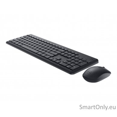 Dell Keyboard and Mouse KM3322W Keyboard and Mouse Set Wireless Batteries included US Wireless connection Black 4