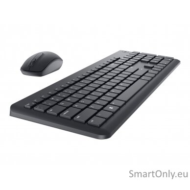 Dell Keyboard and Mouse KM3322W Keyboard and Mouse Set Wireless Batteries included US Wireless connection Black 6