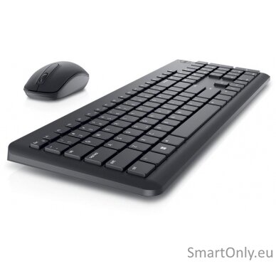 Dell Keyboard and Mouse KM3322W Keyboard and Mouse Set Wireless Batteries included US Wireless connection Black 2