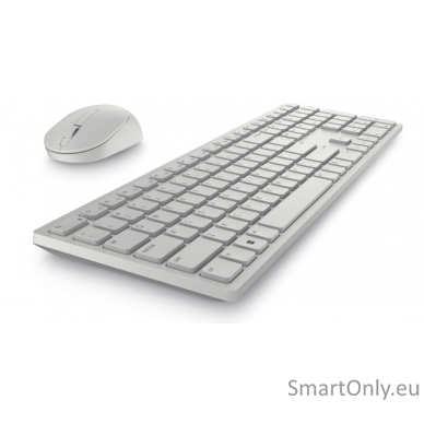 Dell Keyboard and Mouse KM5221W Pro Keyboard and Mouse Set Wireless Mouse included Keyboard Technology - Plunger; Movement Resolution - 4000 dpi RU 2.4 GHz White 1