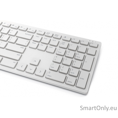 Dell Keyboard and Mouse KM5221W Pro Keyboard and Mouse Set Wireless Mouse included Keyboard Technology - Plunger; Movement Resolution - 4000 dpi RU 2.4 GHz White 3