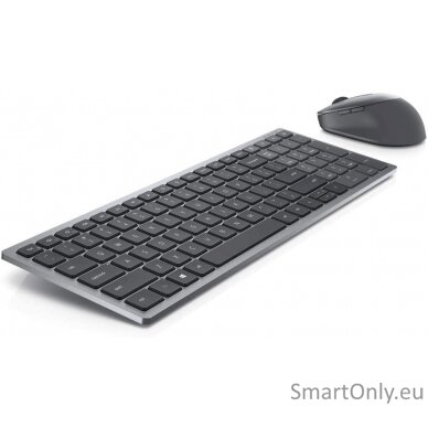 Dell Keyboard and Mouse KM7120W Keyboard and Mouse Set Wireless Batteries included EN/LT Wireless connection Titan Gray Bluetooth