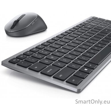 Dell Keyboard and Mouse KM7120W Keyboard and Mouse Set Wireless Batteries included EN/LT Wireless connection Titan Gray Bluetooth 2