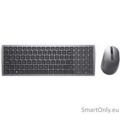 Dell Keyboard and Mouse KM7120W Keyboard and Mouse Set Wireless Batteries included EN/LT Wireless connection Titan Gray Bluetooth 3