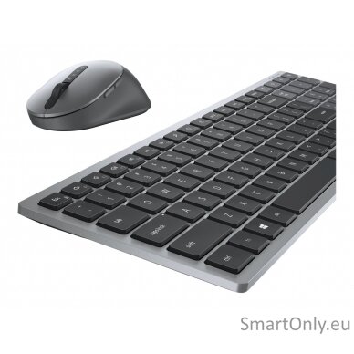 Dell Keyboard and Mouse KM7120W Keyboard and Mouse Set Wireless Batteries included NORD Wireless connection Numeric keypad Titan Gray Bluetooth 8