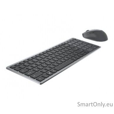 Dell Keyboard and Mouse KM7120W Keyboard and Mouse Set Wireless Batteries included NORD Wireless connection Numeric keypad Titan Gray Bluetooth 3