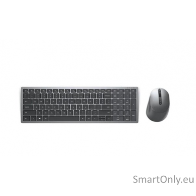 Dell Keyboard and Mouse KM7120W Keyboard and Mouse Set Wireless Batteries included NORD Wireless connection Numeric keypad Titan Gray Bluetooth 1