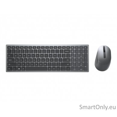 Dell Keyboard and Mouse KM7120W Keyboard and Mouse Set Wireless Batteries included RU Wireless connection Numeric keypad Titan Gray Bluetooth 2