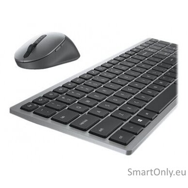 Dell Keyboard and Mouse KM7120W Keyboard and Mouse Set Wireless Batteries included US Wireless connection Numeric keypad Titan Gray Bluetooth 7