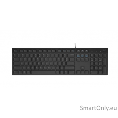 Dell Keyboard KB216 Multimedia Wired Ukrainian Black