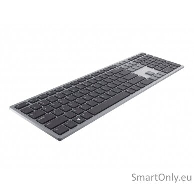 Dell Keyboard KB700 Keyboard Wireless Adjustable Height; Keyboard Technology - Scissors RU 2.4 GHz, Bluetooth 5.0 Titan Gray 6