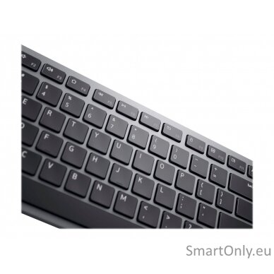 Dell Keyboard KB700 Keyboard Wireless Adjustable Height; Keyboard Technology - Scissors US 2.4 GHz, Bluetooth 5.0 Titan Gray 8