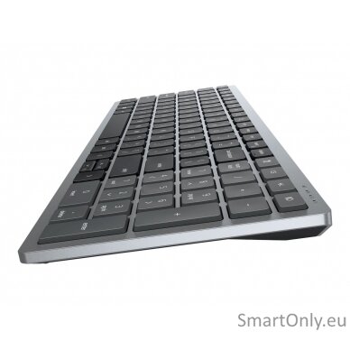 Dell Keyboard KB740 Keyboard Wireless Keyboard Technology - Scissors RU 506 g 2.4 GHz, Bluetooth 5.0 Titan Gray 8