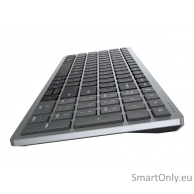 Dell Keyboard KB740 Keyboard Wireless Keyboard Technology - Scissors US 506 g 2.4 GHz, Bluetooth 5.0 Titan Gray 6